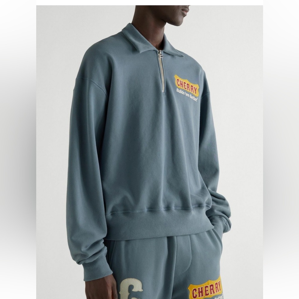 Cherry LA Logo Half Zip Sweastshirt - Picture 5 of 15